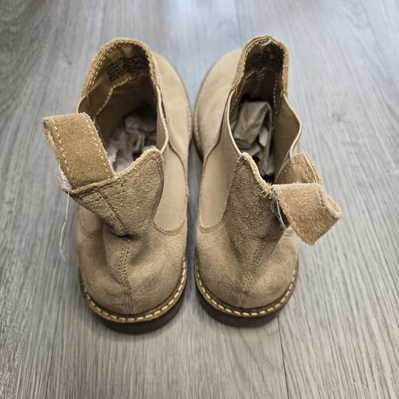 Steve Madden Leopold Chelsea Tan Suede Boots Size 5.5 Neutral Earthy Minimalist - Picture 8 of 12